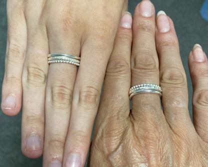 Saturday 8th March 1pm Make a set of three silver stacking rings at this jewellery making workshop