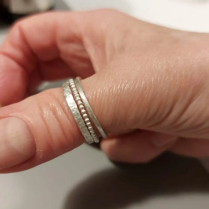 Saturday 8th March 1pm Make a set of three silver stacking rings at this jewellery making workshop